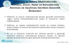 Kaldırma ve İletme Araçlarında Güvenlik Önlemleri
