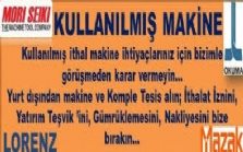 Kullanılmış Komple Tesis İthali