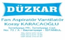 düzkar fan aspiratör vantilatör