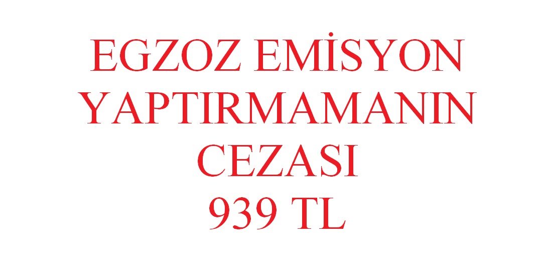 EGZOZ EMİSYON PULU VE RUHSATI
