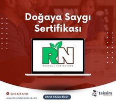 Doğaya Saygı Sertifikası