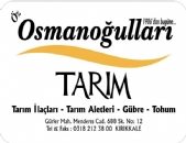 TARIM İLAÇLARI-GÜBRE-TOHUM-TARIM ALETLERİ-ÇAPA MAKİNALARI